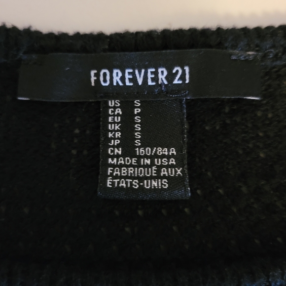 Forever 21 High-Low Sweater Crop Top - Picture 6 of 7